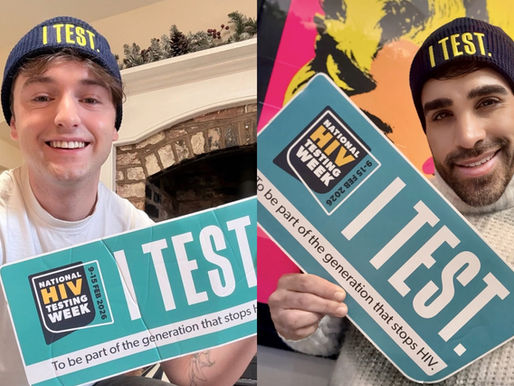 Dr Ranj Singh, Wes Streeting i Adam Williams z I Kissed a Boy wspierają inicjatywę Narodowego Tygodnia Testowania na HIV