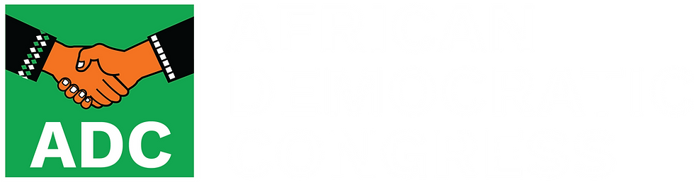 African Democratic Congress logo with handshake icon