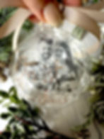 Thumbnail: Our First Christmas Personalised Glass Bauble – Couples Photo Ornament Keepsake