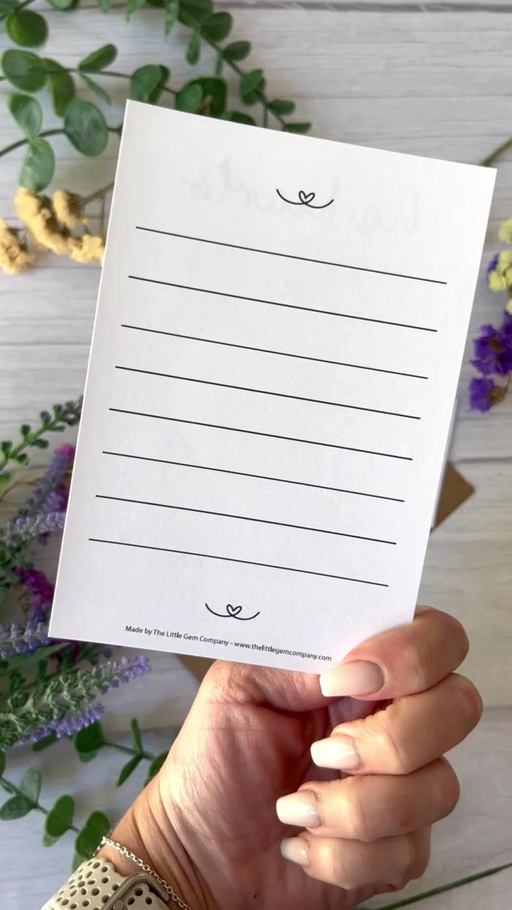 Thumbnail: FREEBIE - Teacher / Childminder - Plantable Thank You Card / Gift