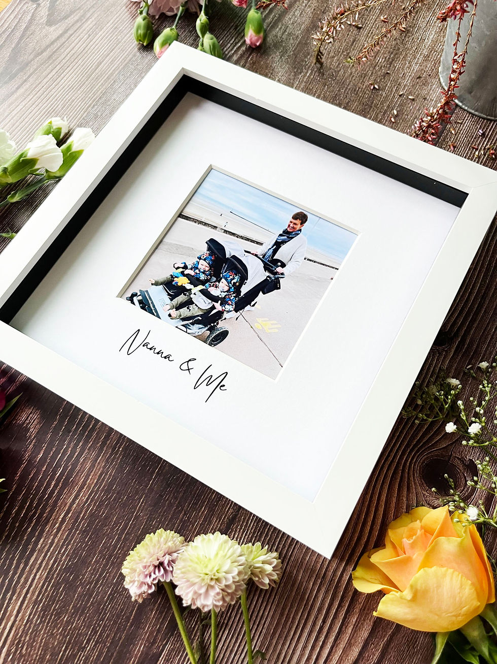 Thumbnail: Nana/Grandma & Me Photo Box Frame