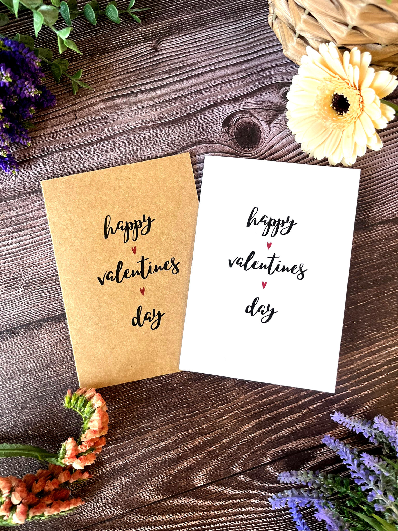Beautiful Simple Happy Valentines Day Card