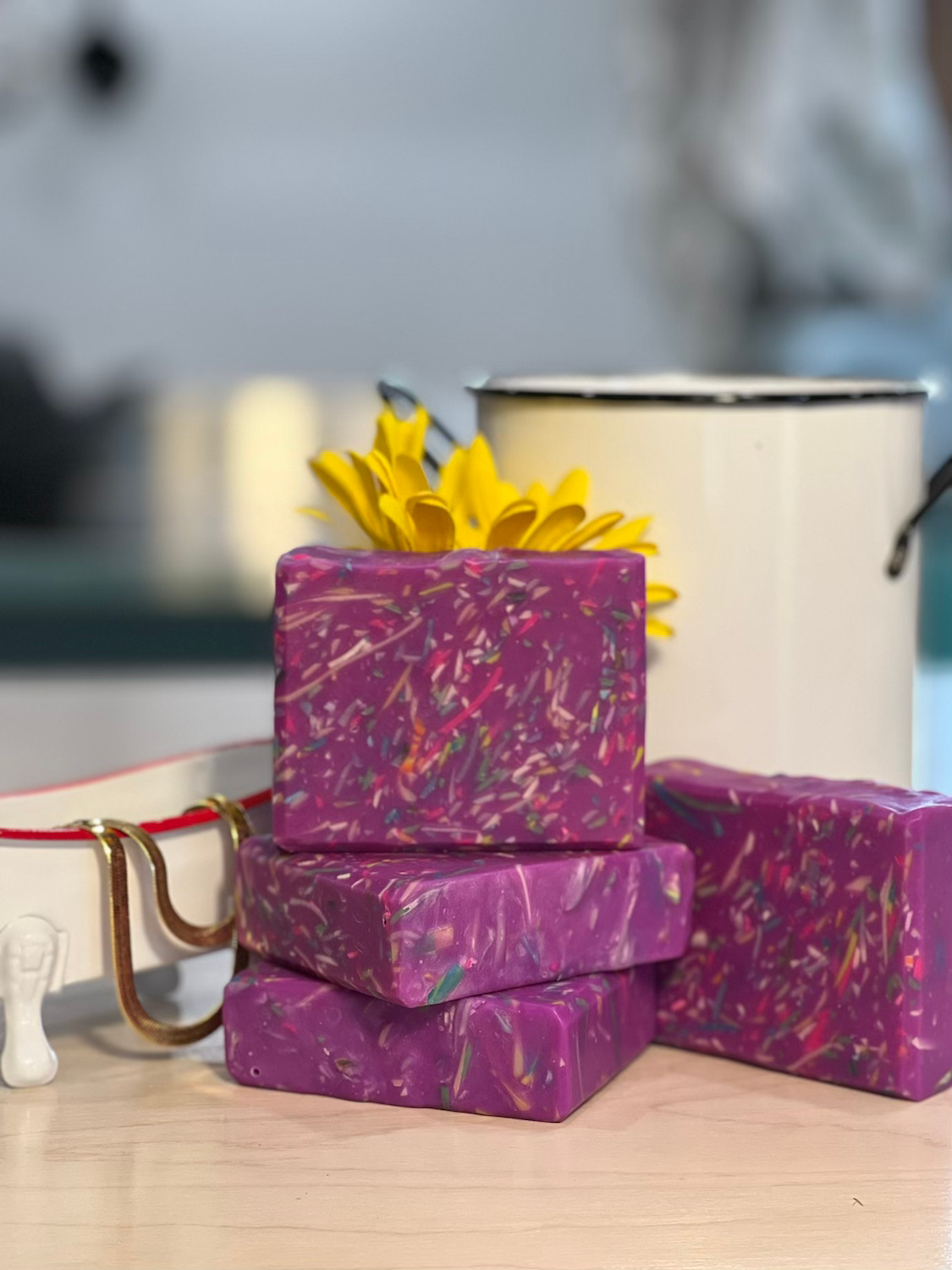 Goat Milk Lavender Sage Confetti Soap