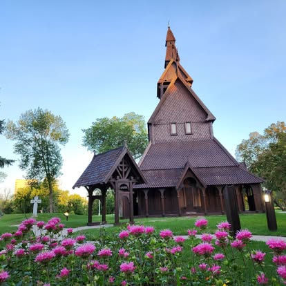 Stave Church, Hjemkomst Center, Moorhead Landmarks