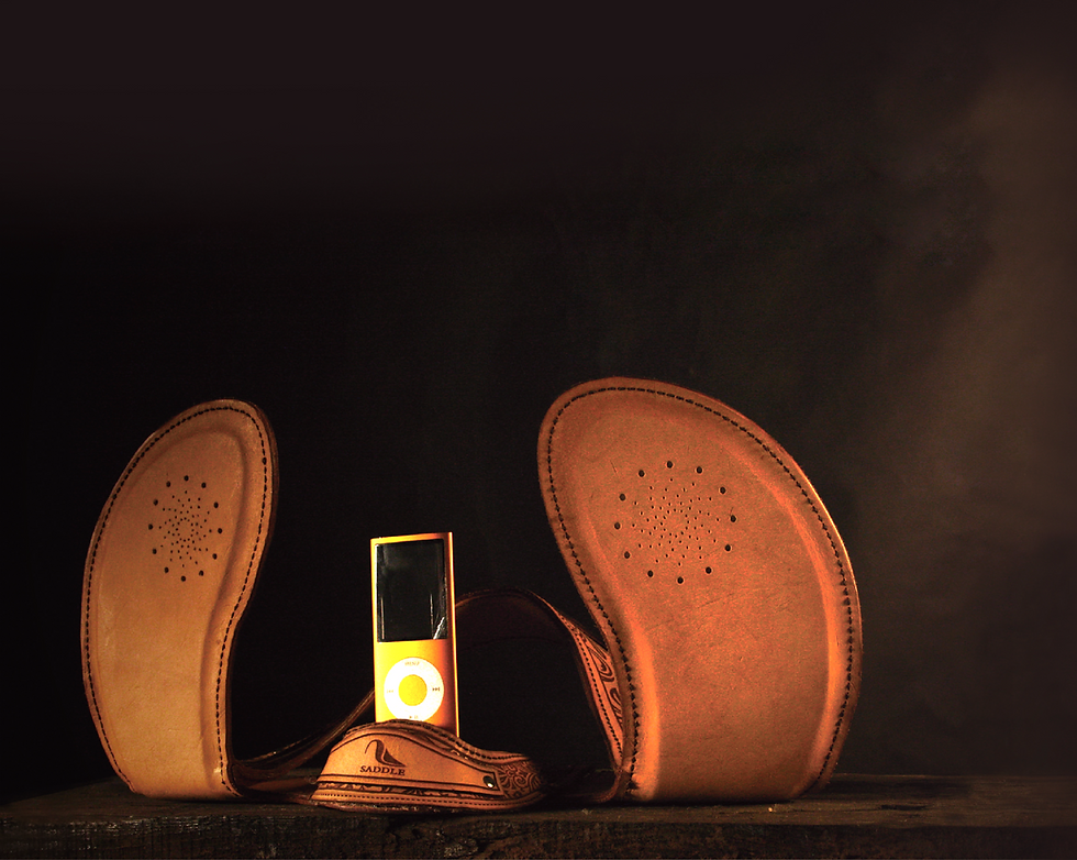 Saddle-Leather speaker
