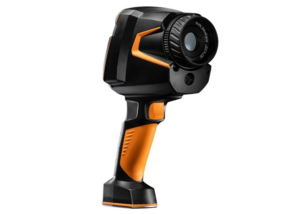 Thumbnail: testo 883-1 kit - Thermal imager with 30? and 12? lenses and accessories