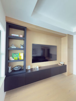 Loft Tv Wall - Lights Off