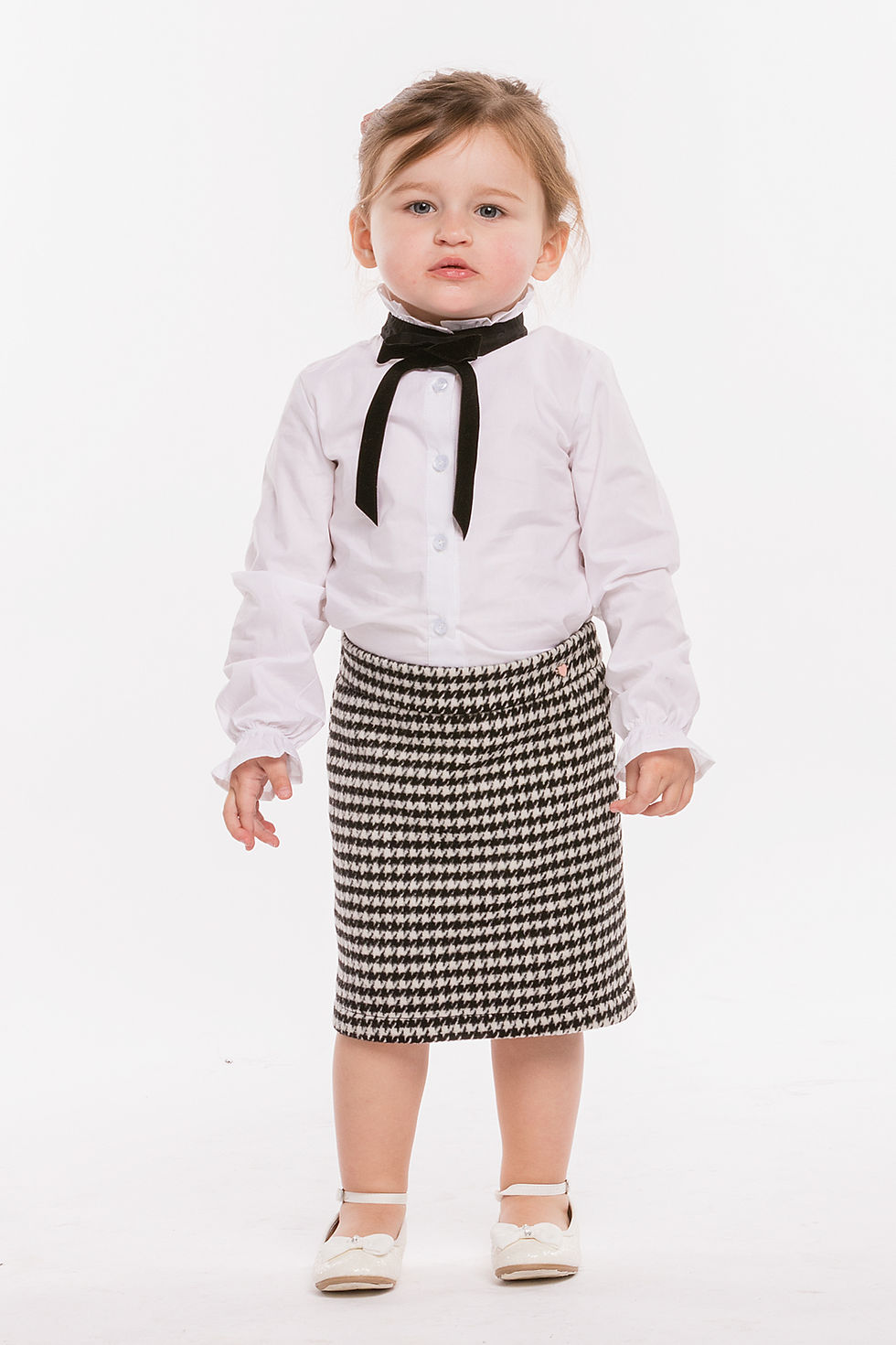 Thumbnail: Houndstooth & Puppystooth Matching Skirts Set