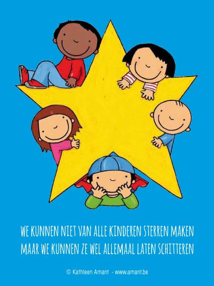 Spandoek verticaal Sterrenkinderen