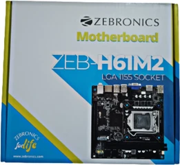 ZEBRONICS MOTHERBOARD H61 M2 SR COMPUTERS