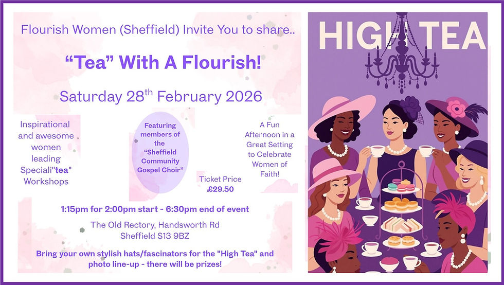 Flourish Women Sheffield - "Tea with a Flourish"