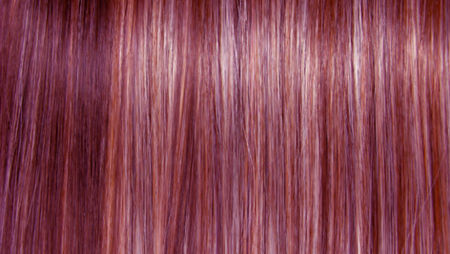 Shiny red hair colour