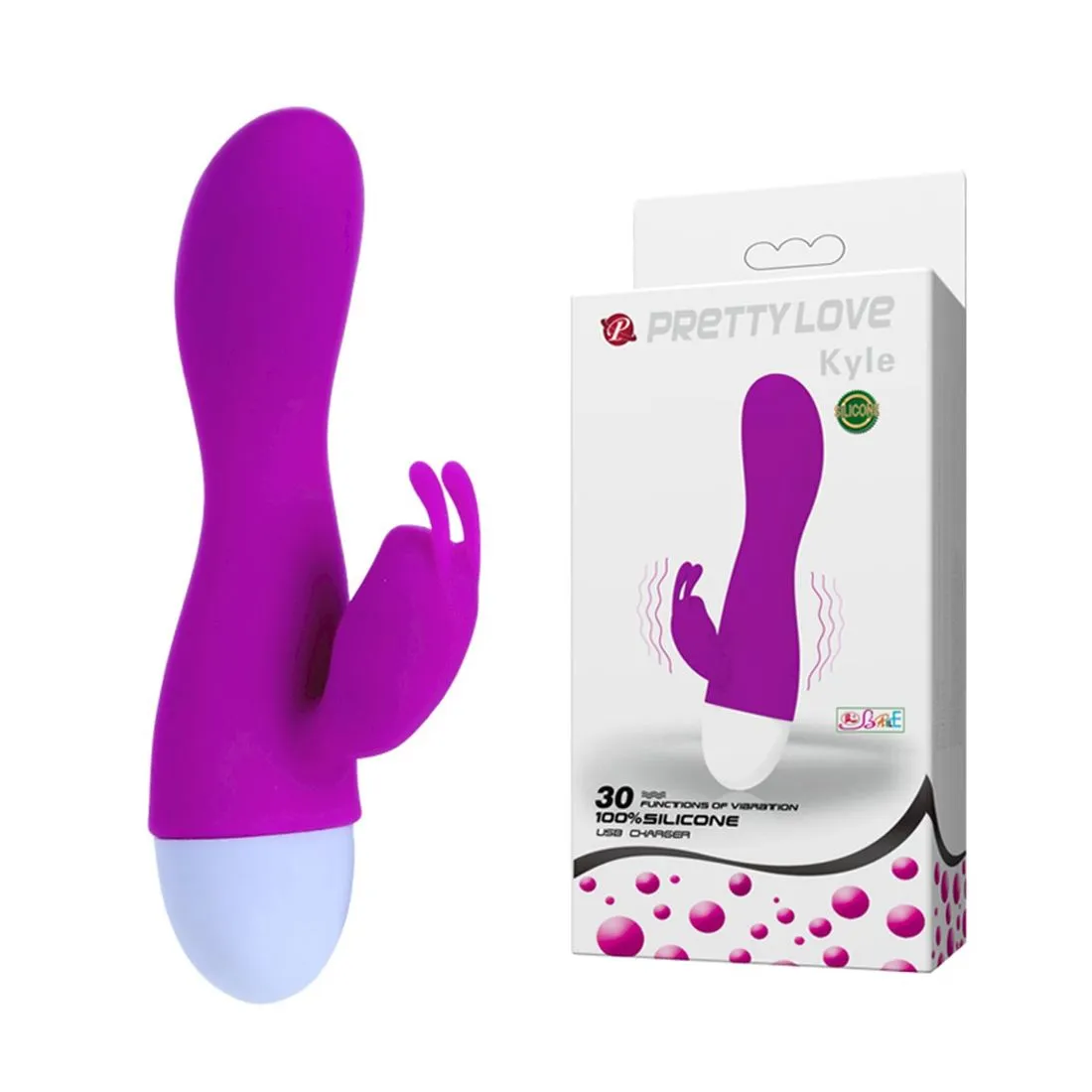 Vibrador Ponto G com Estimulador Clitoriano