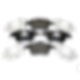 Brake Pads Front (326mm Discs) Jaguar XJ (not S/C) (2008-09) MINTEX - C2C42014