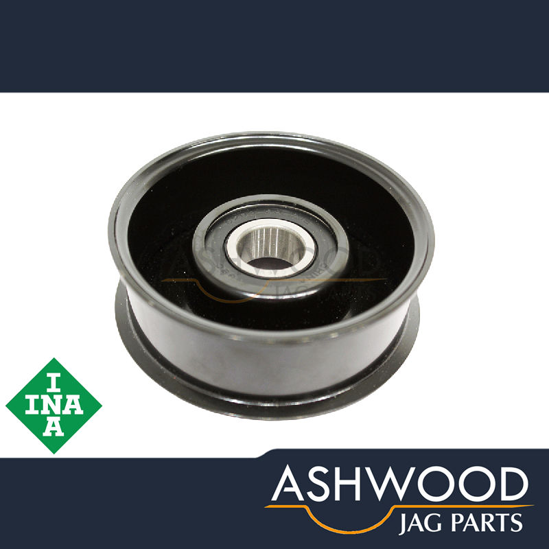 Drive Belt Idler Pulley Jaguar XK8 XKR 4.2 V8 (2002-06) INA OEM - C2C37064