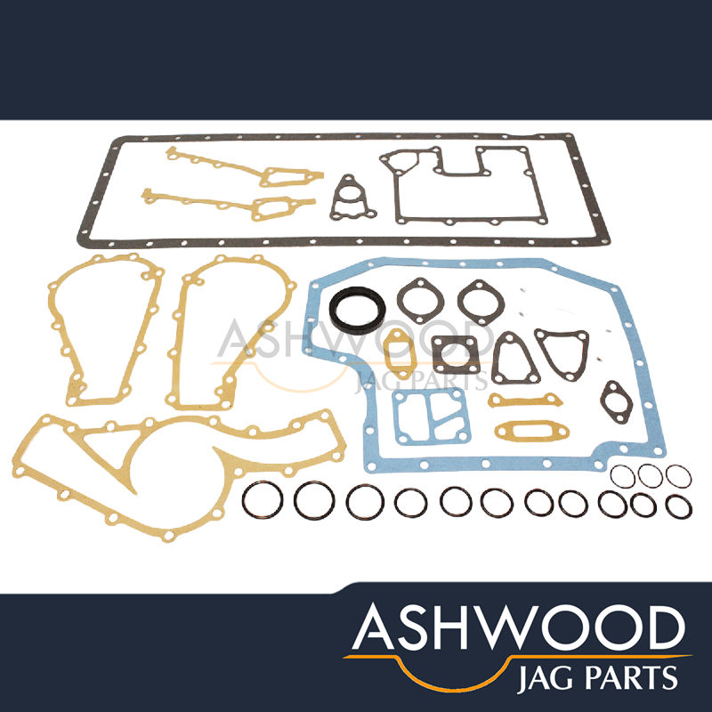 Lower Gasket Set Jaguar E-type V12 (1971-74) - JLM11517