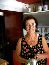 Chef Paolo teacher, his MOM!!