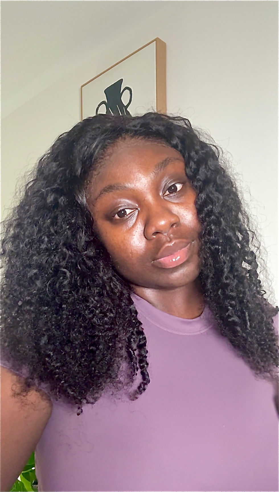 CURLY FLIP OVER HALF WIG