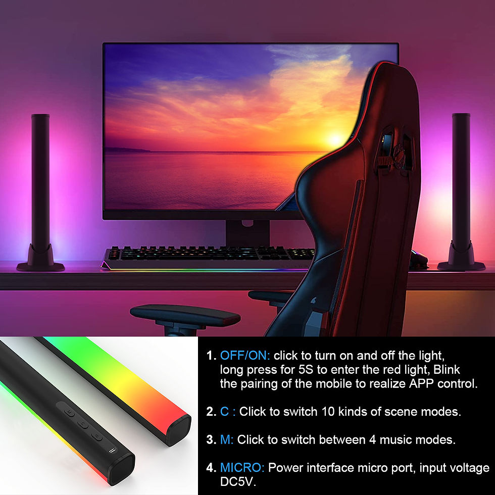 Thumbnail: Modern Minimalist LED Gaming Atmosphere Light
