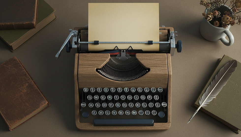 Craig Tyson Adams typewriter