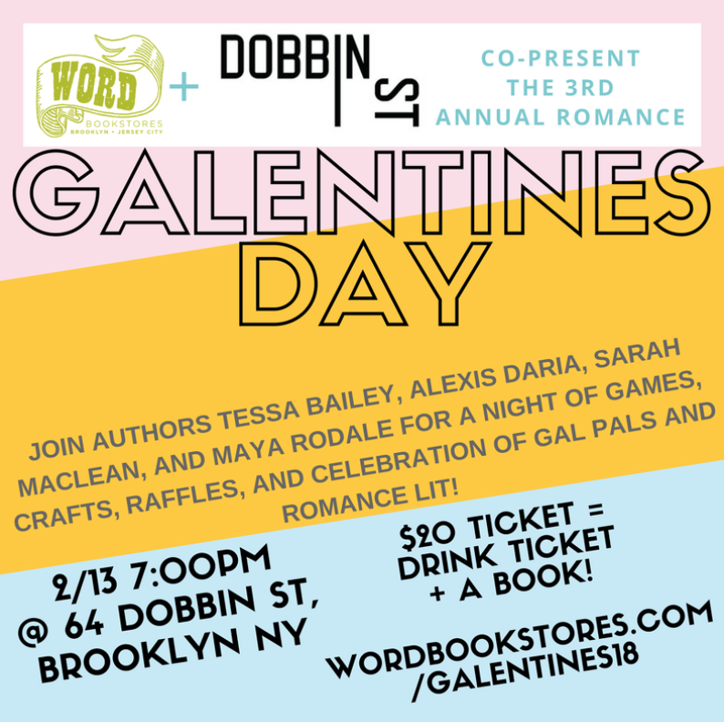 WORD & Dobbin St Present: Galentine's Day
