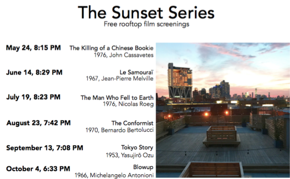 Sunset Series Film Screenings