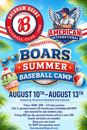 Baldham Boars Summer Camp 2026