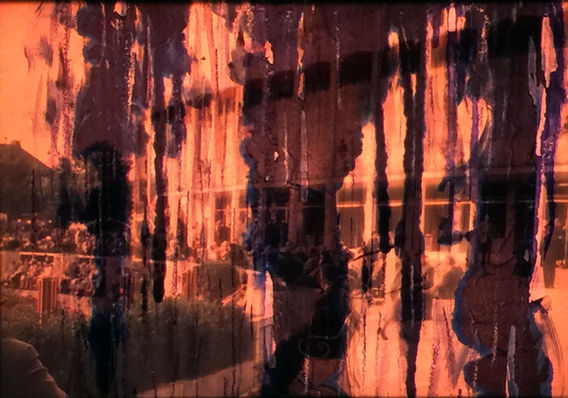 Eventually oblivion might be the fate of humans despite our obsession with keeping evidence of all our actions. Lightboxes, printed vintage photos and paintings create an immersive experience into the past and oblivion. 