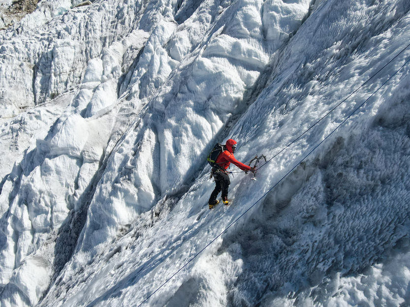 ice climbing practise camp morena