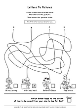 3-4 Graders puzzle - Letters To Pictures