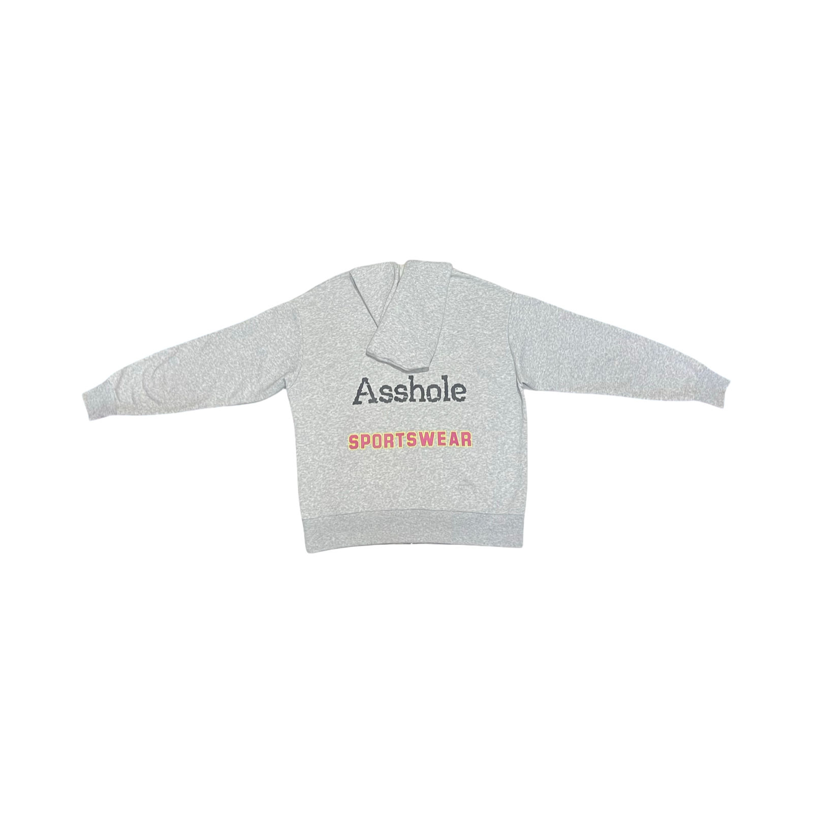 Asshole Sport Grey Zip Hoody