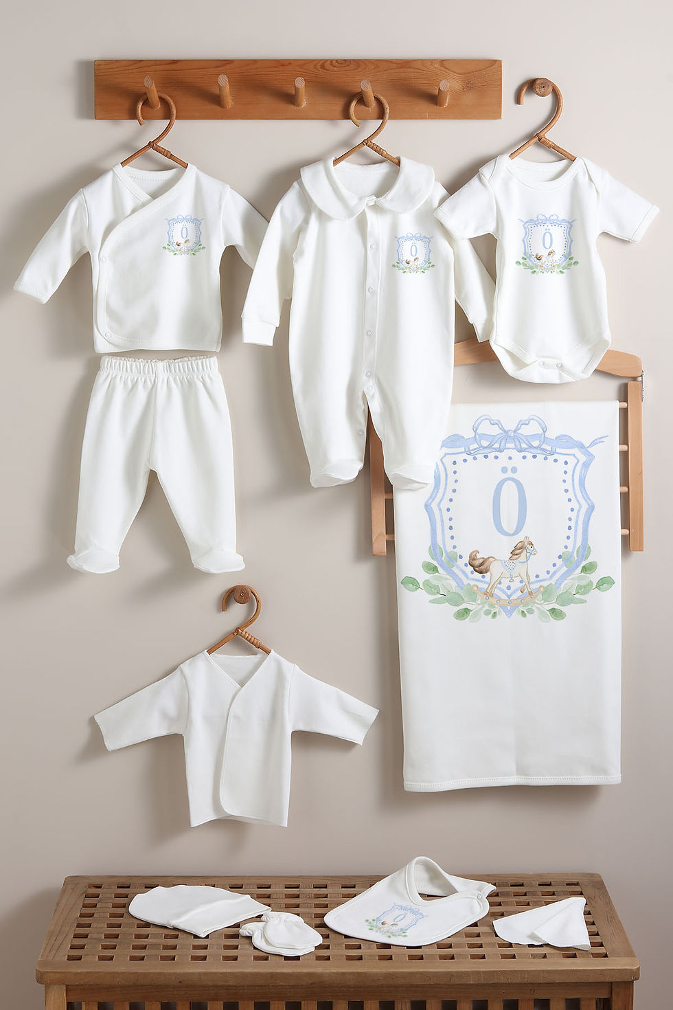 Organik 10'lu Hastane Çıkışı - Harf Serisi - Blue Private Series- Ö Harfi