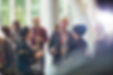 people at a conference or meeting