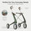 縮圖：byACRE Carbon Ultralight Rollator Walker 極輕量助行車 【時尚設計】
