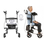 縮圖：KMINA Arthritis Rollator 摺合式助行車【具有前臂支撐，減低腕關節負荷，增加穩定性，可步態訓練】