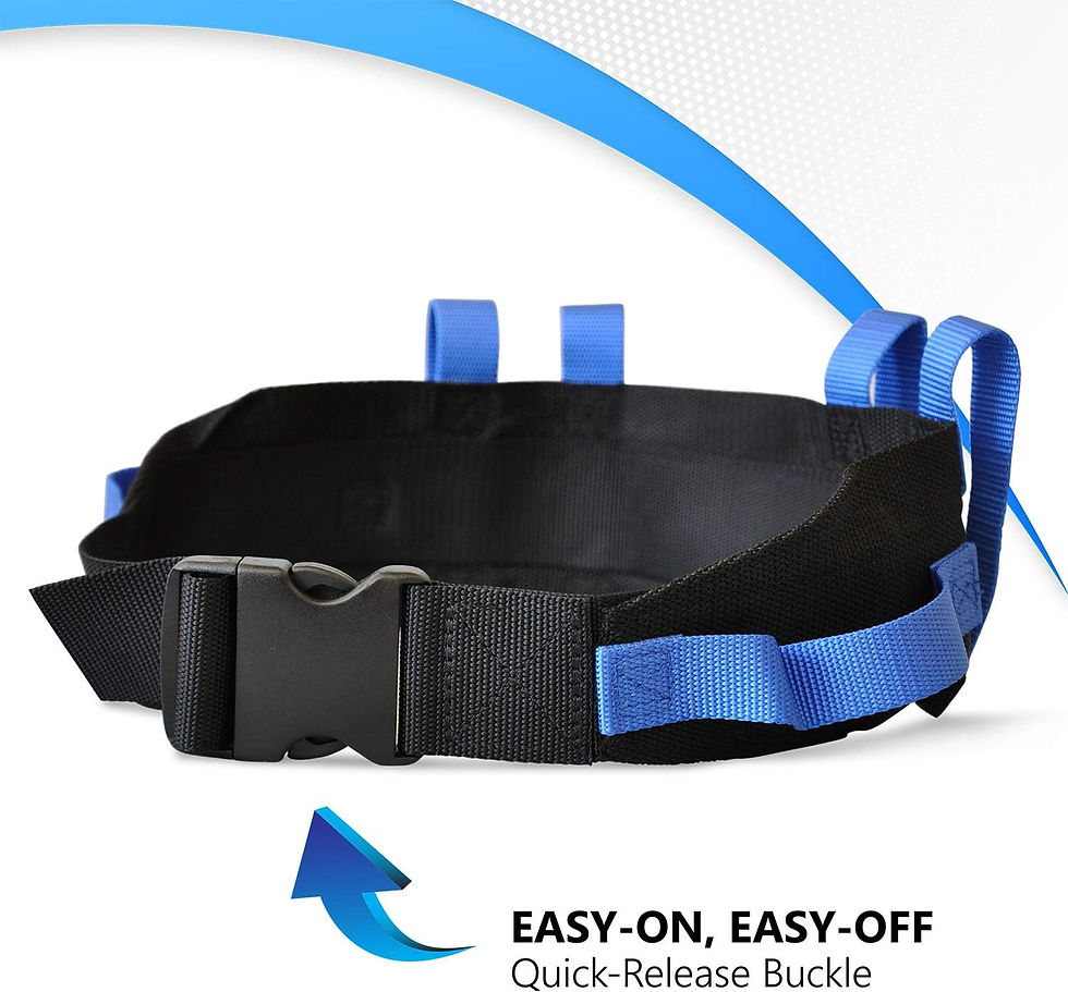 Thumbnail: NYOrtho Gait Belt/Transfer Belt with 6 Handles 步行帶/扶抱帶