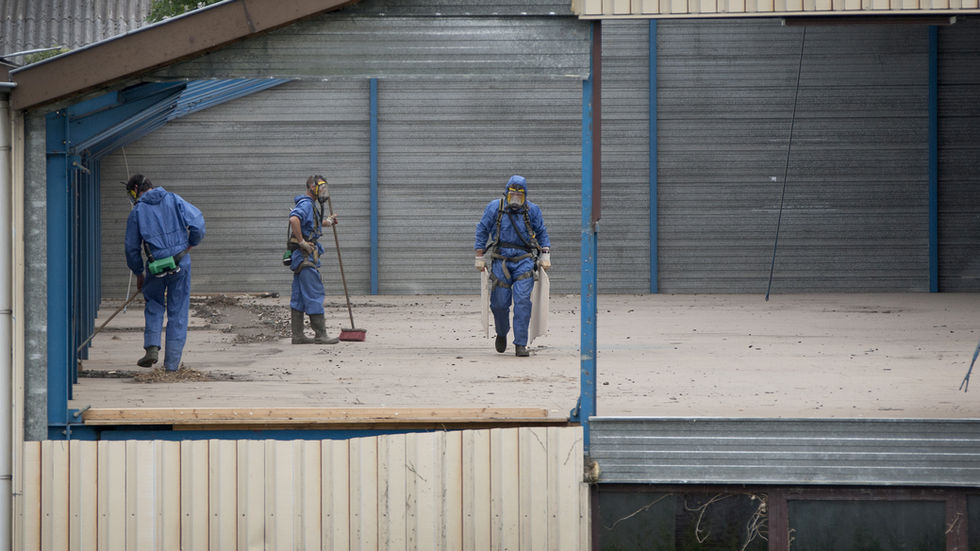 Los trabajadores del asbesto