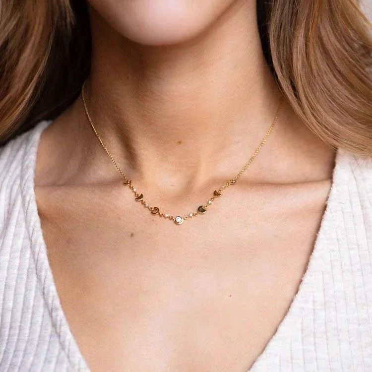 Thumbnail: Moon Phase Necklace