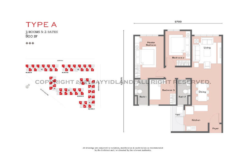 Residensi Wilayah Rumawip J Satine Layout Floor Plan
