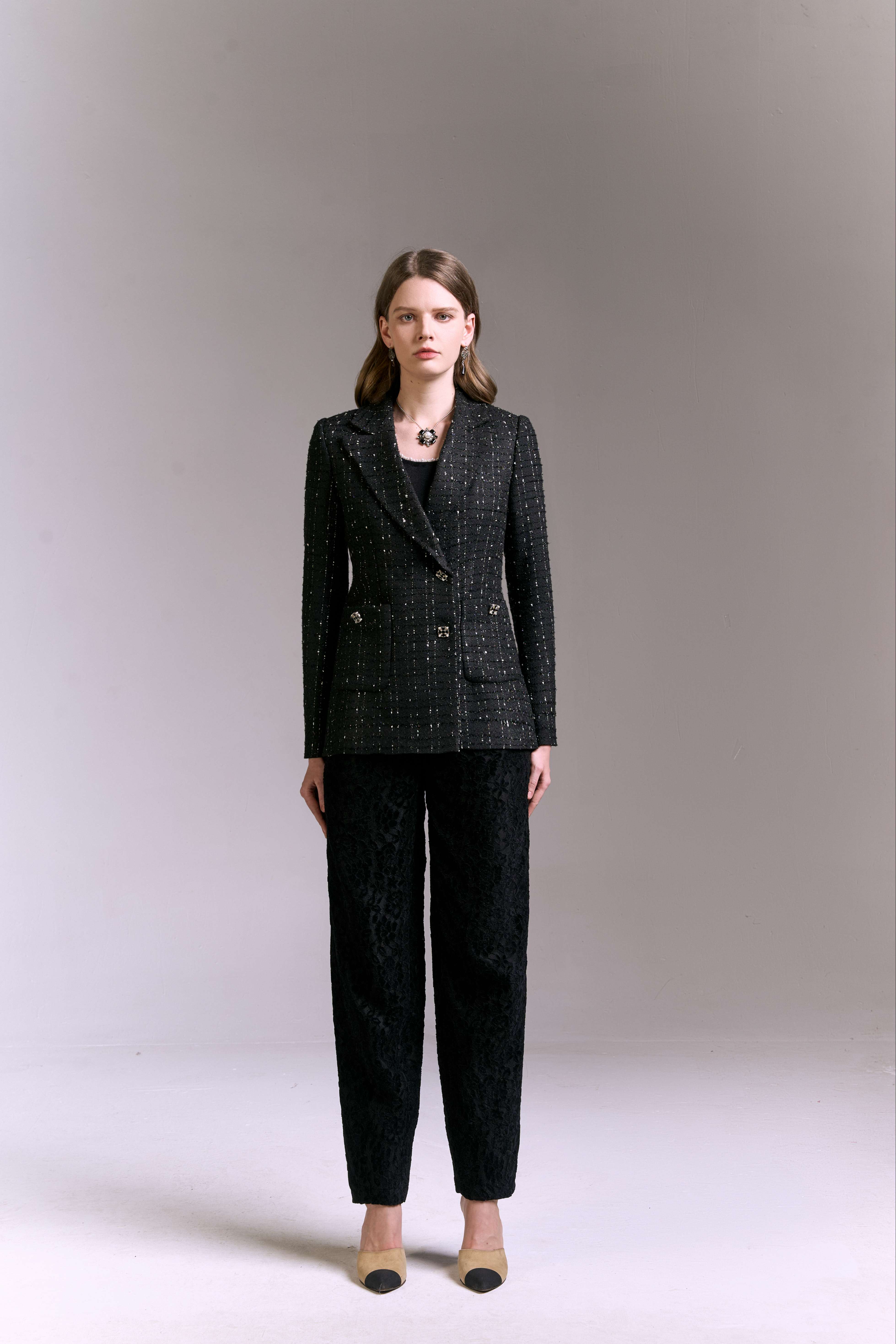 ChimYen-Luna Tweed Jacket