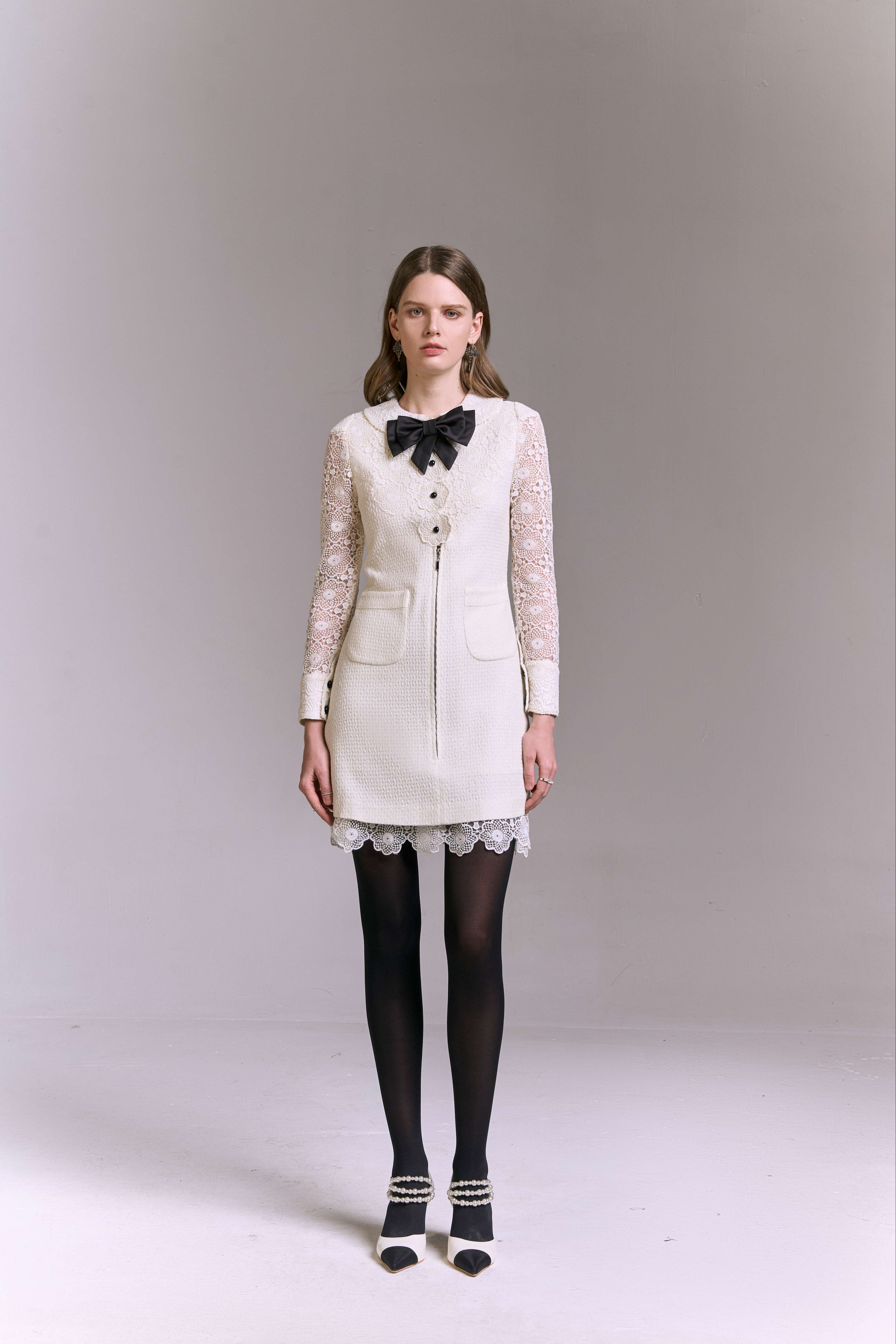 ChimYen-Polaris Tweed Dress 1