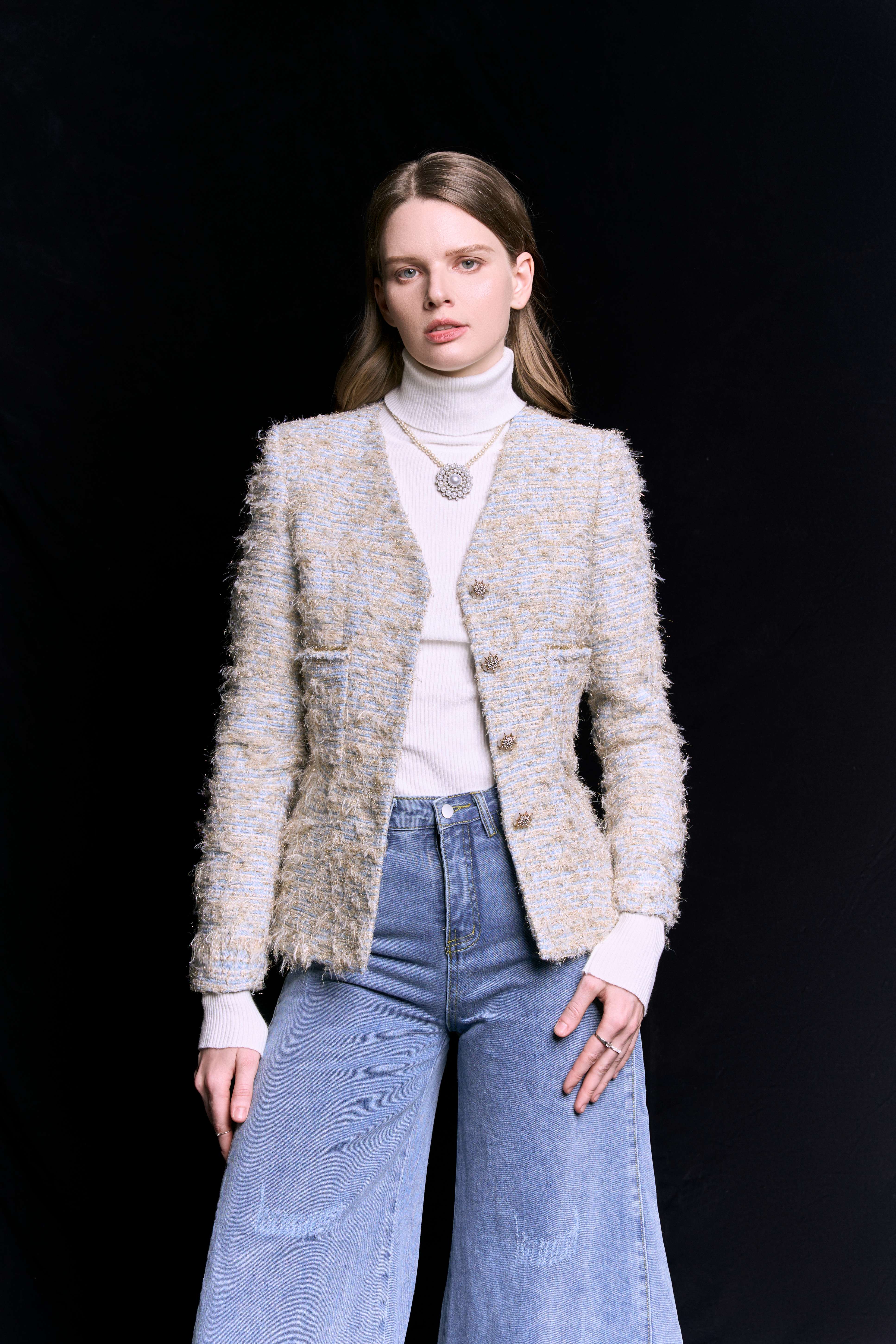 ChimYen-Aurora Tweed Jacket 2