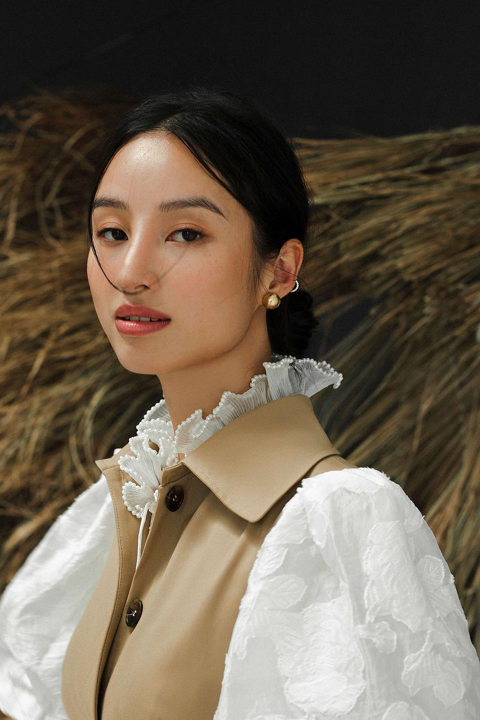 Thumbnail: Victoria Khaki Gilet Coat
