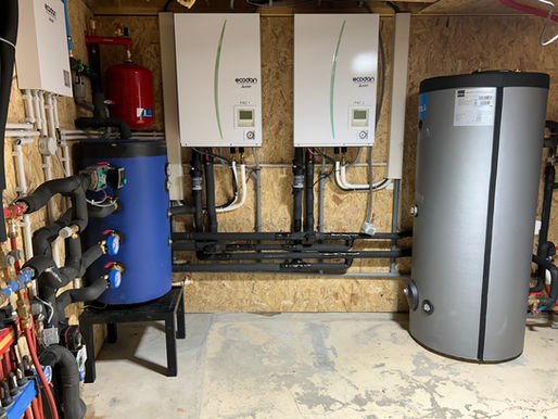 Démontage et nouvelle installation complète de deux pompes à chaleur