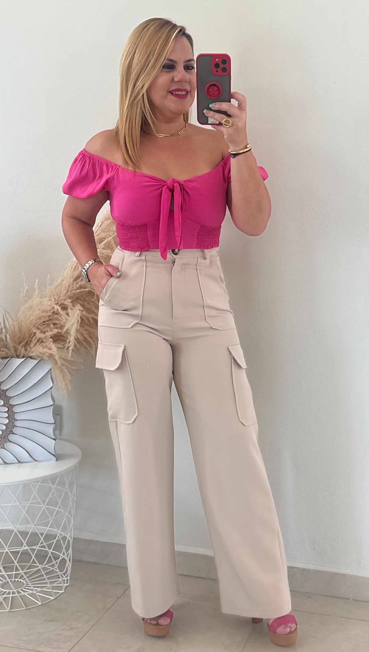 Taupe cargo pants