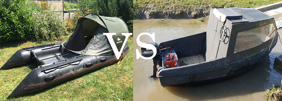 Pneumatique vs bateau cabine : lequel choisir pour pêcher la carpe en bateau ?