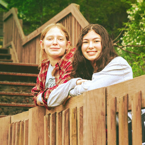 Religious summer camp cabin mates in Pennsylvania