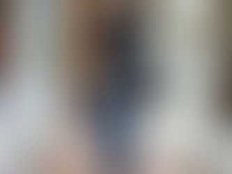 Distressed Denim & Fur Collar