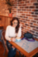 Blogger Sarah Lindner of The House of Sequins wearing abercrombie & fitch One Shoulder Sweater, abercrombie & Fitch Ripped High Rise Super Skinny Jeans, and faux fur mules