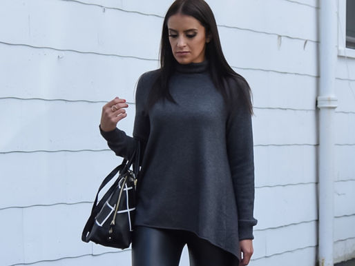 Fall Faux Leather Leggings